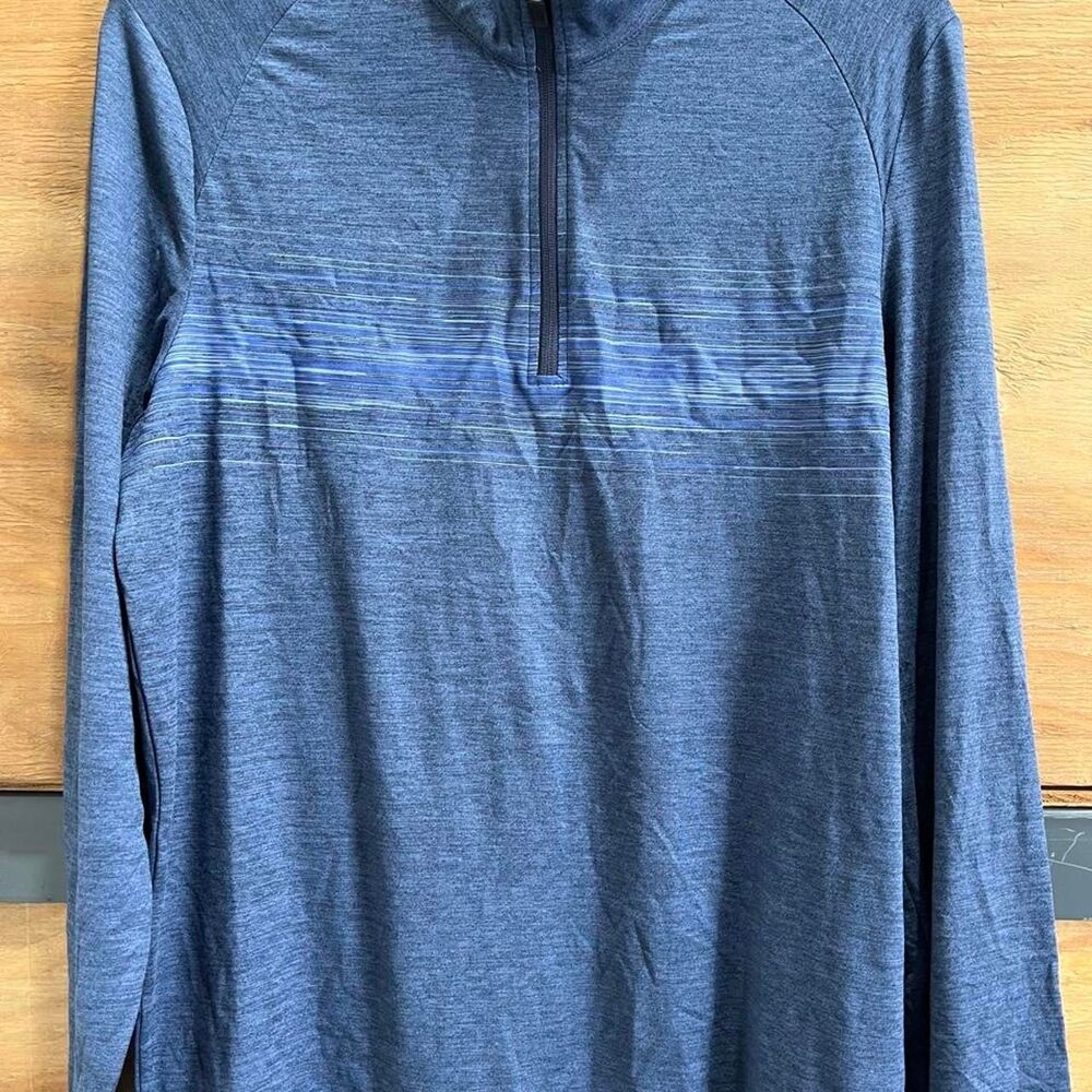 Pga-tour Men's Grey and Blue Sweatshirt
